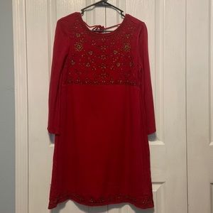 Altar’d State Red Tie-Back Dress